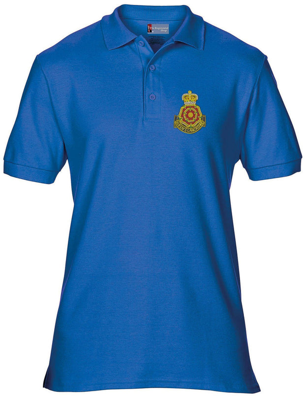 Queen's Lancashire Regiment Polo Shirt Clothing - Polo Shirt The Regimental Shop 36" (S) Royal Blue 