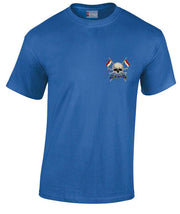 The Royal Lancers Cotton T-shirt Clothing - T-shirt The Regimental Shop Small: 34/36" Royal Blue 