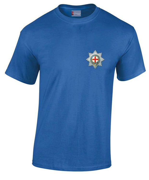 Coldstream Guards Cotton T-shirt Clothing - T-shirt The Regimental Shop Small: 34/36" Royal Blue 