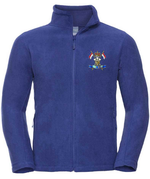 9th/12th  Royal Lancers Premium Outdoor Fleece Clothing - Fleece The Regimental Shop 38/40" (M) Bright Royal 