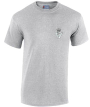 Royal Irish Cotton Regimental T-shirt Clothing - T-shirt The Regimental Shop Small: 34/36" Sports Grey 