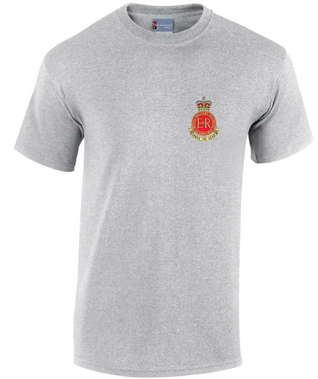 Sandhurst Cotton T-shirt Clothing - T-shirt The Regimental Shop Small: 34/36" Sports Grey 