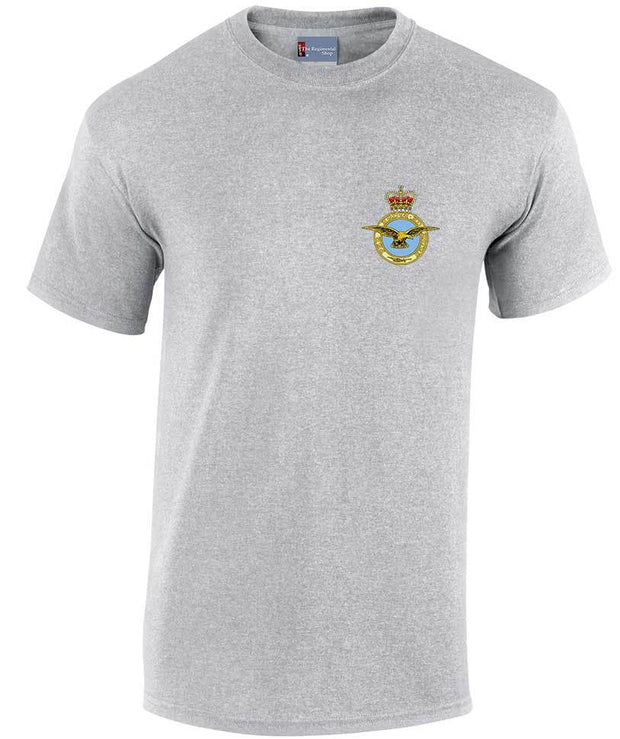 RAF (Royal Air Force) Cotton T-shirt Clothing - T-shirt The Regimental Shop Small: 34/36" Sports Grey 