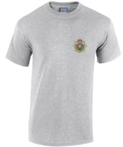 Royal Logistic Corps (RLC) Cotton Regimental T-shirt Clothing - T-shirt The Regimental Shop Small: 34/36" Sports Grey 