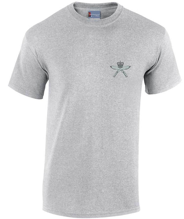 Royal Gurkha Rifles Cotton Regimental T-shirt Clothing - T-shirt The Regimental Shop Small: 34/36" Sports Grey 