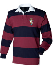 REME Rugby Shirt Clothing - Rugby Shirt The Regimental Shop 36" (S) Maroon-Navy Stripes 