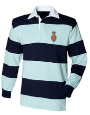 Blues and Royals Rugby Shirt Clothing - Rugby Shirt The Regimental Shop 36" (S) Pale Blue-Navy Stripes 