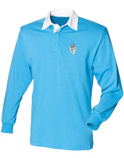 Royal Irish Regiment Rugby Shirt Clothing - Rugby Shirt The Regimental Shop 36" (S) Surf Blue 