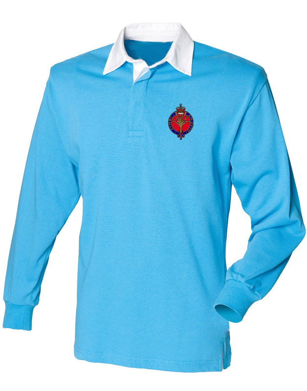 Welsh Guards Rugby Shirt Clothing - Rugby Shirt The Regimental Shop 36" (S) Surf Blue 