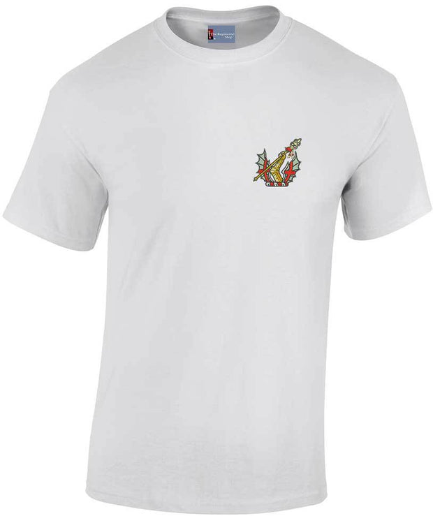 Honourable Artillery Company (HAC) Cotton T-shirt Clothing - T-shirt The Regimental Shop Small: 34/36" White 