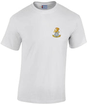 The Royal Yorkshire Regiment Cotton T-shirt Clothing - T-shirt The Regimental Shop Small: 34/36" White 