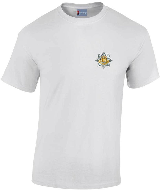 Royal Anglian Regiment Cotton T-shirt Clothing - T-shirt The Regimental Shop Small: 34/36" White 