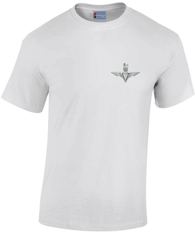 Parachute Regiment Cotton T-shirt Clothing - T-shirt The Regimental Shop Small: 34/36" White 