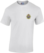 Royal Logistic Corps (RLC) Cotton Regimental T-shirt Clothing - T-shirt The Regimental Shop Small: 34/36" White 
