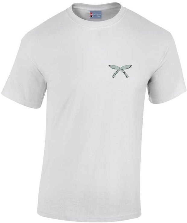 Gurkha Brigade Cotton T-shirt Clothing - T-shirt The Regimental Shop Small: 34/36" White 