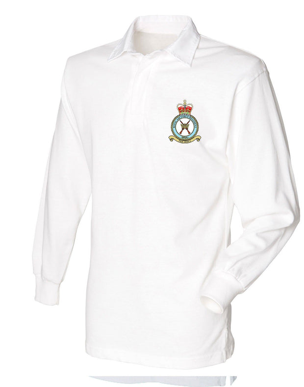 RAF REGIMENT Rugby Shirt Clothing - Rugby Shirt The Regimental Shop 36" (S) White 