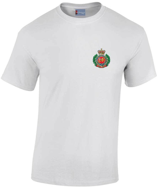 Royal Engineers Cotton Regimental T-shirt Clothing - T-shirt The Regimental Shop Small: 34/36" White 