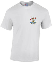 9/12 Royal Lancers Cotton T-shirt Clothing - T-shirt The Regimental Shop Small: 34/36" White 