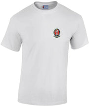 Princess of Wales's Royal Regiment Cotton T-shirt Clothing - T-shirt The Regimental Shop Small: 34/36" White 