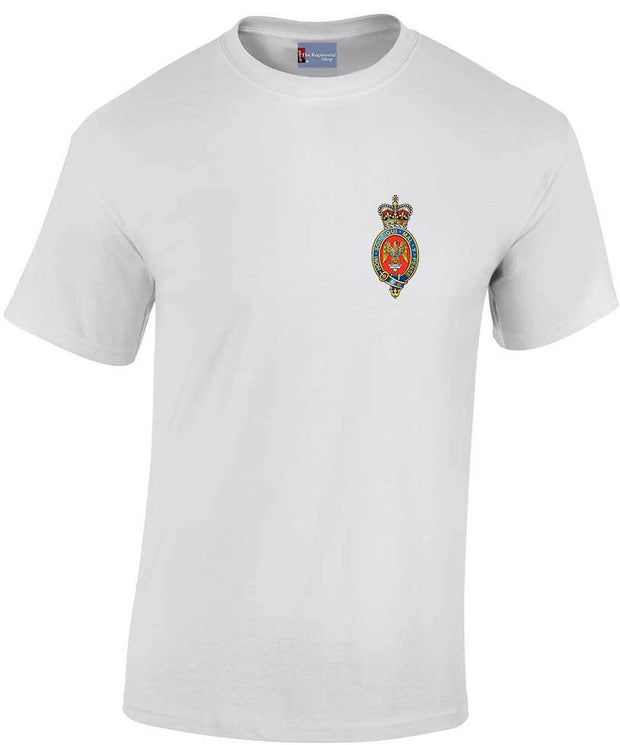 Blues and Royals Cotton T-shirt Clothing - T-shirt The Regimental Shop Small: 34/36" White 