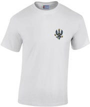 King's Royal Hussars (KRH) Cotton T-shirt Clothing - T-shirt The Regimental Shop Small: 34/36" White 