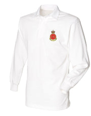 Sandhurst (Royal Military Academy) Rugby Shirt Clothing - Rugby Shirt The Regimental Shop 36" (S) White 