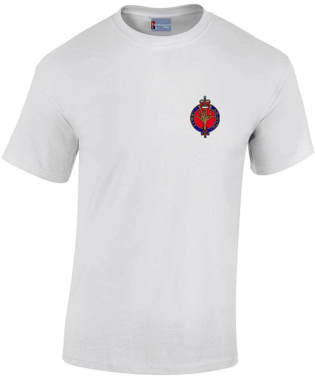 Welsh Guards Cotton T-shirt Clothing - T-shirt The Regimental Shop Small: 34/36" White 