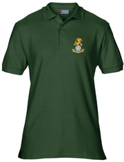 The Royal Yorkshire Regiment Polo Shirt Clothing - Polo Shirt The Regimental Shop 42" (L) Bottle Green 